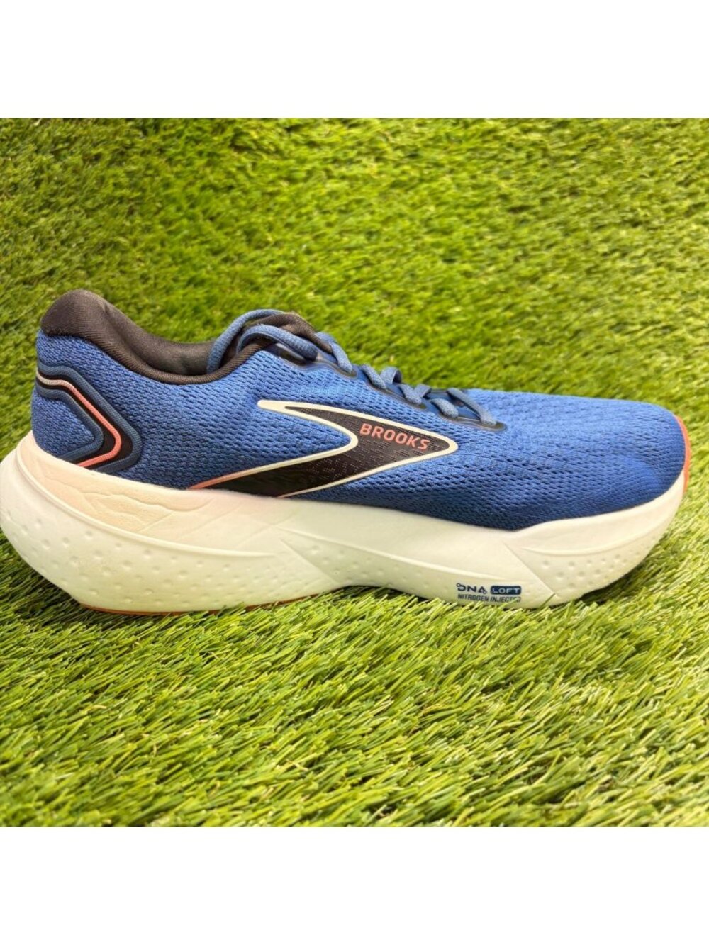 Brooks Glycerin 21 Womens Size 7.5 Blue White Athletic Running Shoes Sneakers